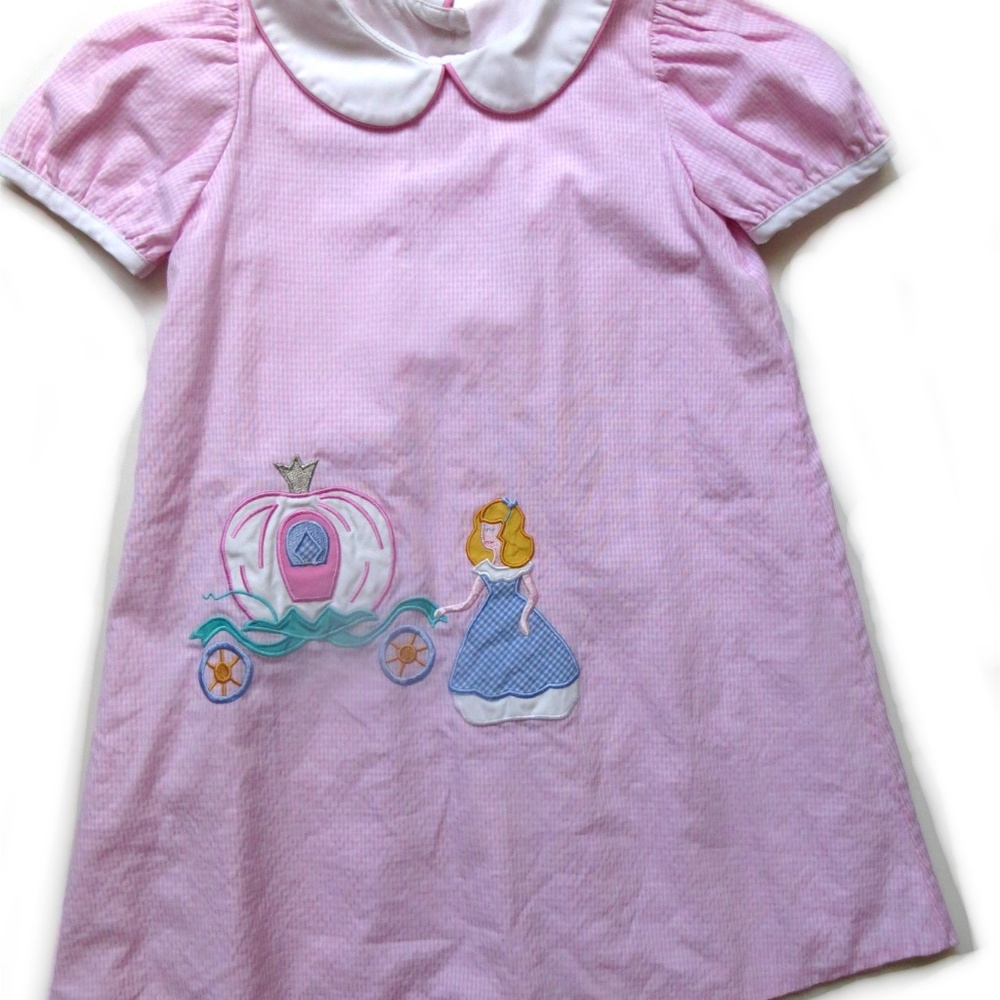 MULBERRY St. Rare Cinderella Dress Pink Gingham 5